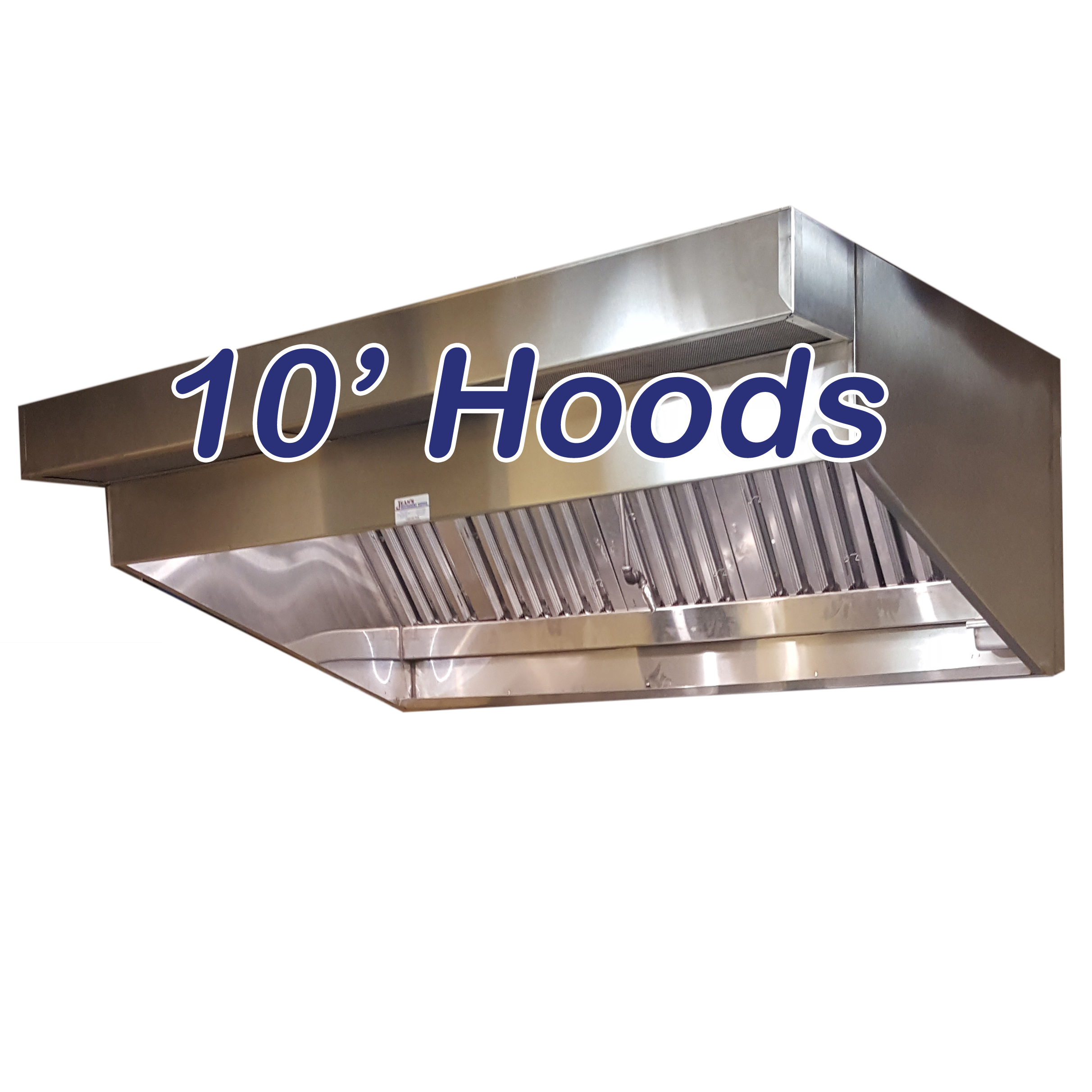 10' Sloped Canopy Hoods 10' Low Ceiling Commercial Hood 120