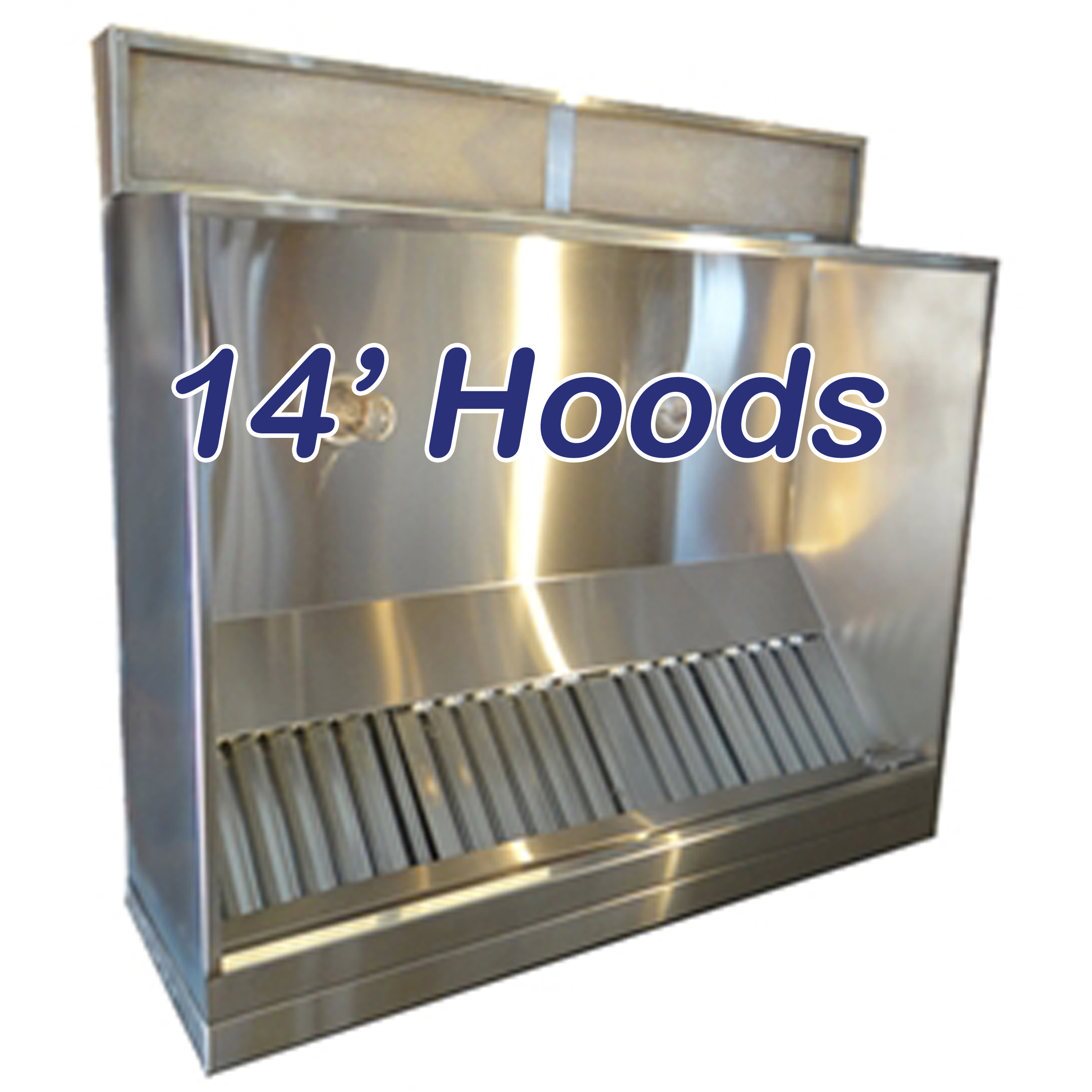 14' Vent Hoods Vent Hoods Canopy, Shallow Front and Concession