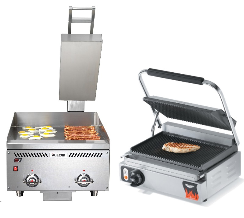 Commercial Grills / ClamShell Tops Commercial Griddles & Hot Plates
